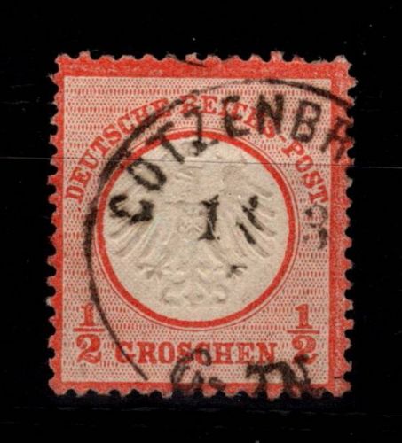 Deutsches Reich 3 gestempelt Zahnfehler #DDD42