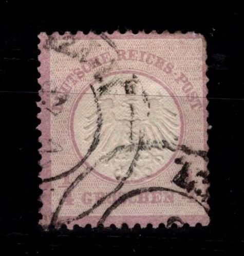 Deutsches Reich 1 gestempelt Zahnmängel #DDD45