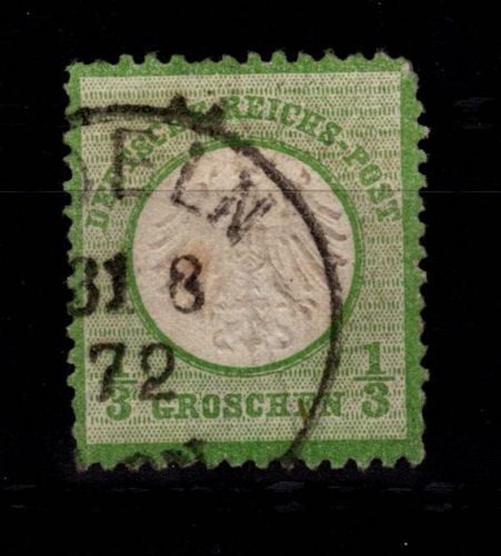 Deutsches Reich 2 gestempelt leichte Mängel in der Zähnung #DDD46