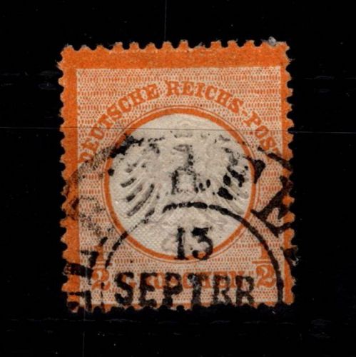 Deutsches Reich 14 gestempelt Mängel #DDD55