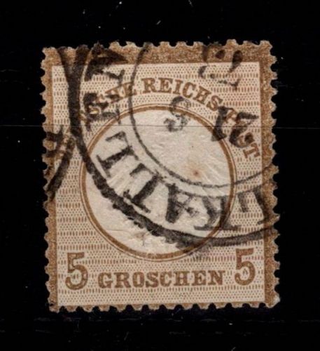 Deutsches Reich 6 gestempelt geprüft Sommer BPP #DDD57