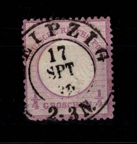 Deutsches Reich 1 gestempelt Zahnmängel #DDD61