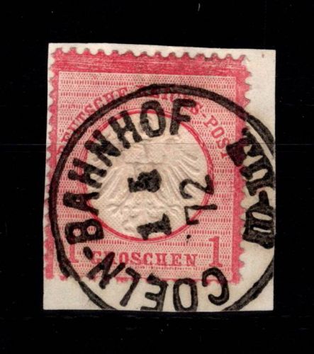 Deutsches Reich 4 gestempelt Coeln-Bahnhof #DDD67