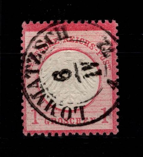 Deutsches Reich 4 gestempelt Lommatzsch #DDD70