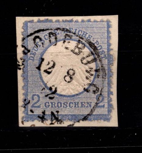 Deutsches Reich 5 gestempelt raue Zähnung #DDD77