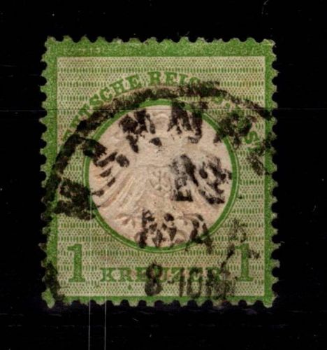 Deutsches Reich 7 gestempelt dünne Stelle #DDD83