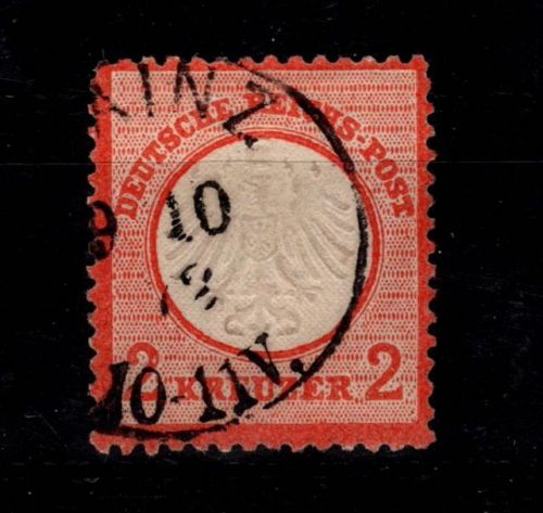 Deutsches Reich 8 gestempelt leichte Mängel in der Zähnung #DDD84