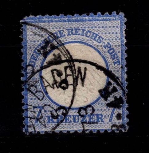 Deutsches Reich 10 gestempelt leichte Mängel in der Zähnung #DDD85