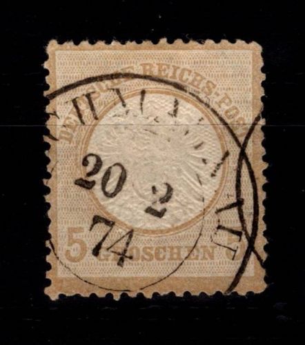 Deutsches Reich 22 gestempelt leichte Mängel in der Zähnung #DDE05