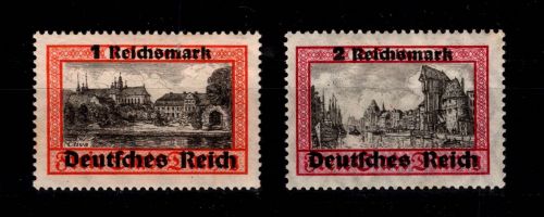 Deutsches Reich 728-729 mit Falz #DDF73