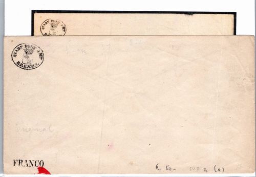 Bremen SU 7 a als Ganzsache Kurzbefund Heitmann BPP #DDN78