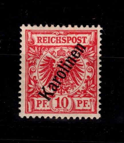 Deutsche Kolonien Karolinen 3 II mit Falz #DDN89