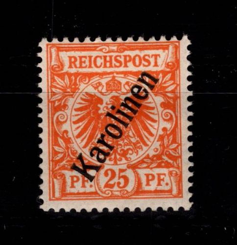 Deutsche Kolonien Karolinen 35II mit Falz #DDN90