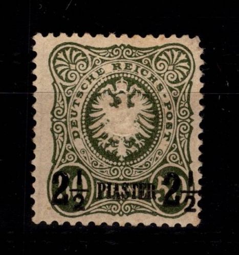 Deutsche Auslandspostämter Türkei 5 mit Falz #DDO01