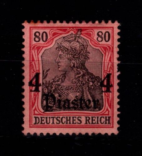 Deutsche Auslandspostämter Türkei 31 mit Falz etwas fleckig #DDO17