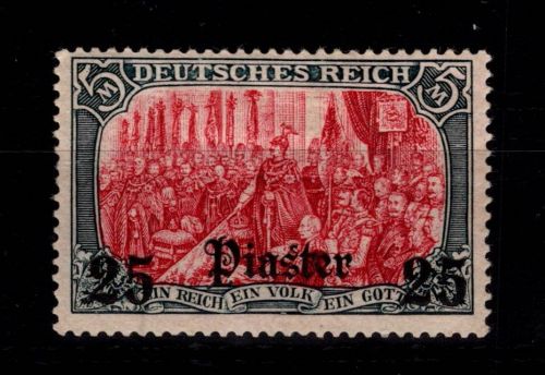 Deutsche APA Türkei 35 mit Falz Mängel Queerbug #DDO21