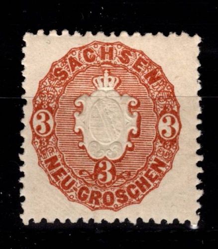 Sachsen 18 postfrisch signiert #DDO61