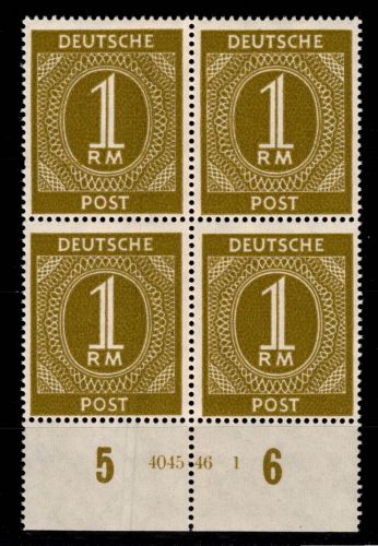 Kontrollrat I 937 HAN postfrisch H 4045.46 1 #DDP79