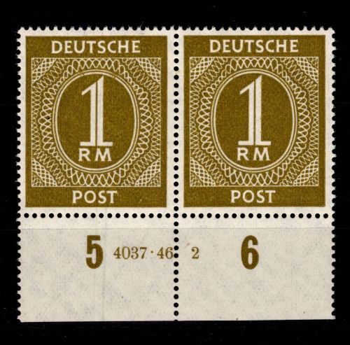 Kontrollrat I 937 HAN postfrisch H 4037.46 2 #DDP80