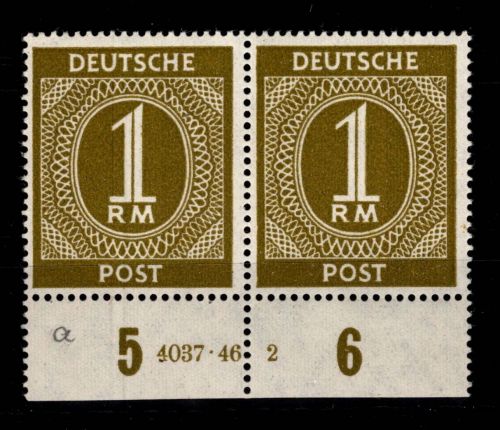 Kontrollrat I 937 HAN postfrisch H 4037.46 2 #DDP83