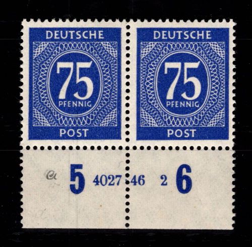 Kontrollrat I 934 HAN postfrisch H 4027.46 2, etwas fleckig #DDQ08