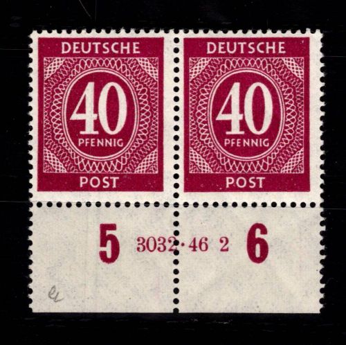 Kontrollrat I 929 HAN postfrisch H 3032.46 2 #DDQ46