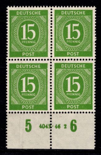 Kontrollrat I 922 HAN postfrisch H 4042.46 2 #DDQ71