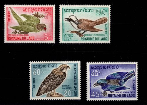 Laos 1289-1292 postfrisch Motiv Vögel #DCC44