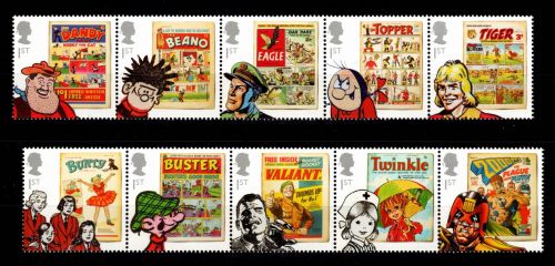 Großbritannien 3225-3234 postfrisch Motiv Comic #DDH55