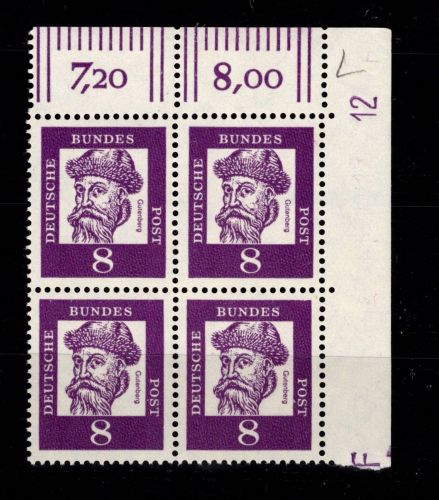 BRD 349 y DZ postfrisch