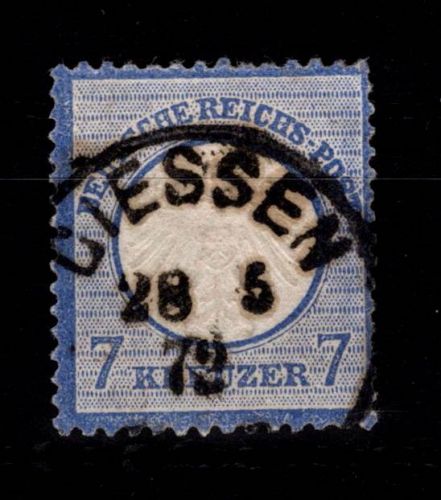 Deutsches Reich 10 gestempelt Mängel in der Zähnung #DDH87