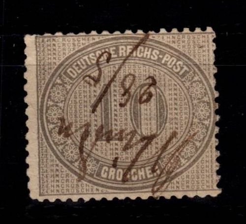 Deutsches Reich 12 gestempelt