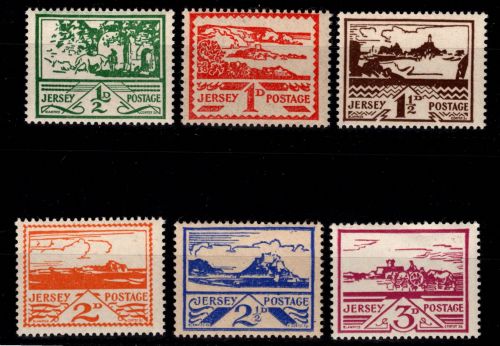 Deutsche Besetzung Jersey 3-8 postfrisch