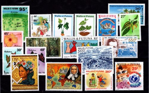 Wallis & Futuna 690-707 postfrisch Jahrgang 1996 #DDI64