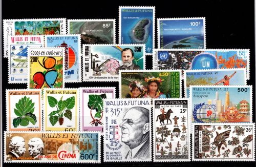 Wallis & Futuna 671-689 postfrisch Jahrgang 1995 #DDI65