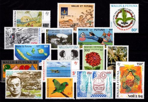 Wallis & Futuna 655-670 postfrisch Jahrgang 1994 #DDI66