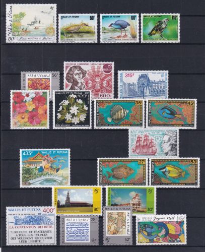 Wallis & Futuna 634-654 postfrisch Jahrgang 1993 #DDI67