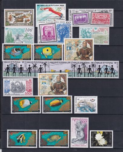 Wallis & Futuna 611-633 postfrisch Jahrgang 1992 #DDI68
