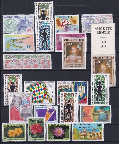 Wallis & Futuna 589-610 postfrisch Jahrgang 1991 #DDI69