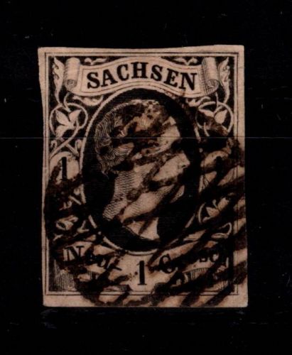 Sachsen 2 gestempelt