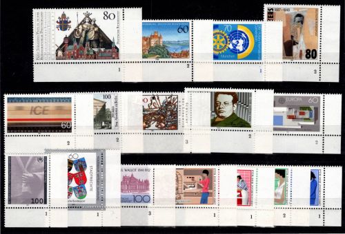 BRD Bund Lot Formnummern postfrisch 16 Stück #DDJ29