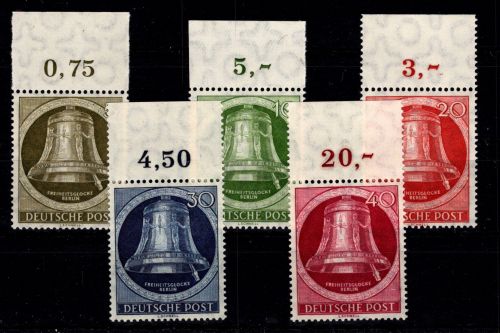 Berlin 82-86 Oberrand postfrisch Höchstwerte geprüft Schlegel BPP #DDS50