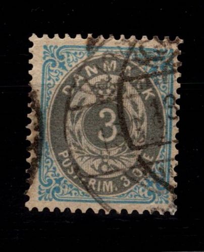 Dänemark 22 I Y A b gestempelt #DDT05