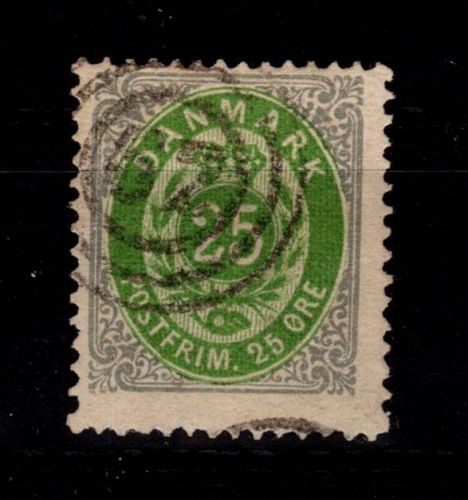 Dänemark 29 I Y A gestempelt #DDT12
