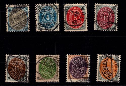 Dänemark 22 I Y B - 31 I Y B gestempelt #DDT23