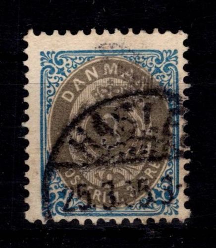 Dänemark 22 II Z B gestempelt #DDT27