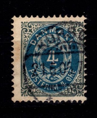 Dänemark 23 II Z B gestempelt #DDT28