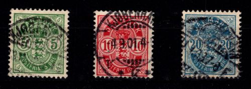 Dänemark 34 Y B - 36 Y B gestempelt #DDT33