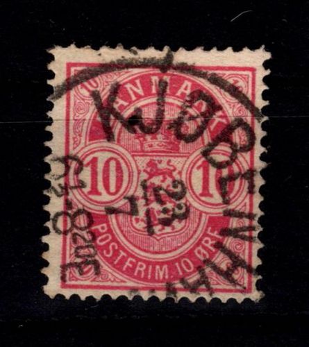 Dänemark 35 Y A b gestempelt #DDT35