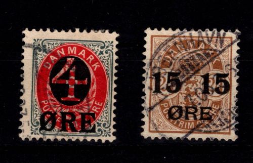 Dänemark 40 Z - 41 gestempelt #DDT38